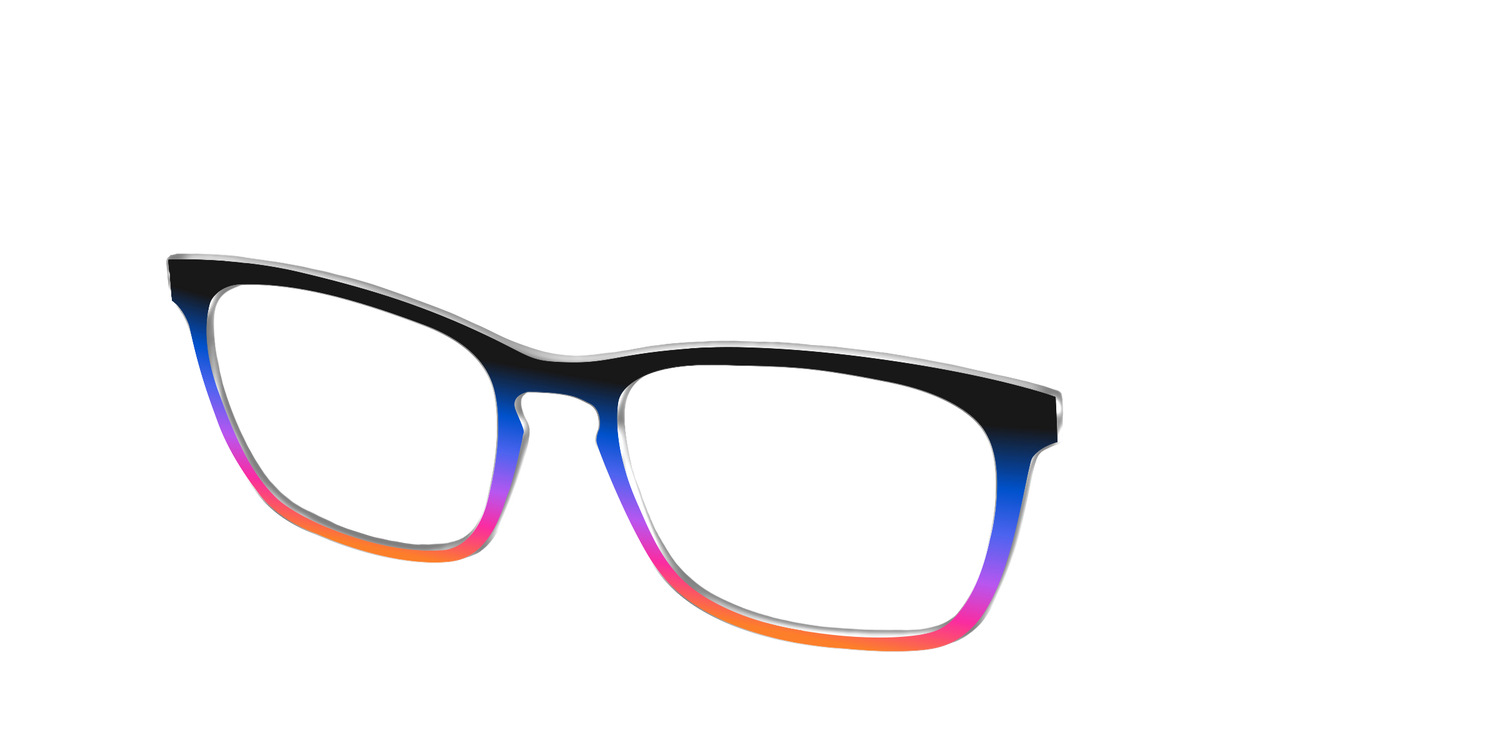 The Summer Sunset Gradient - Angle Top Image - Pair Eyewear