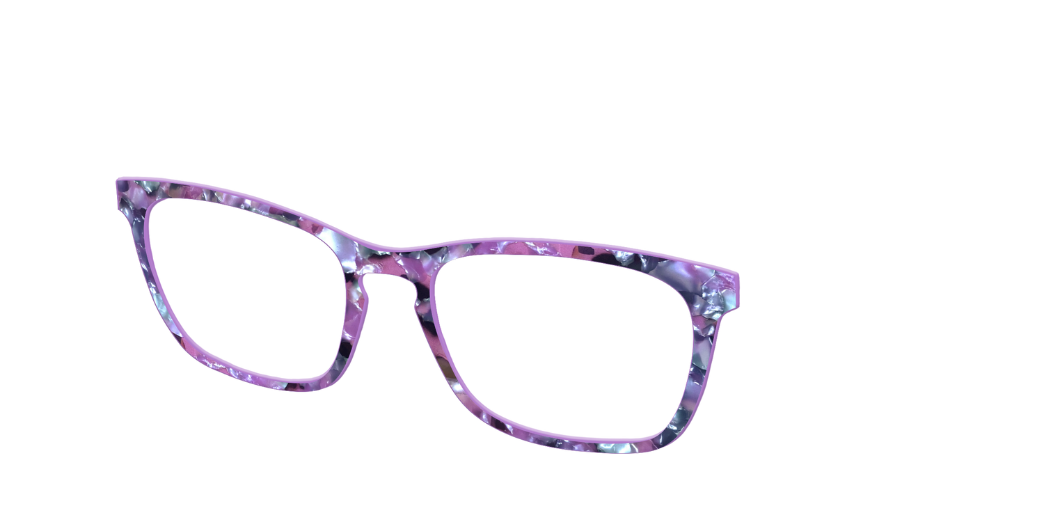 The Sunset Hibiscus Pearl Tortoise - Angle Top Image - Pair Eyewear