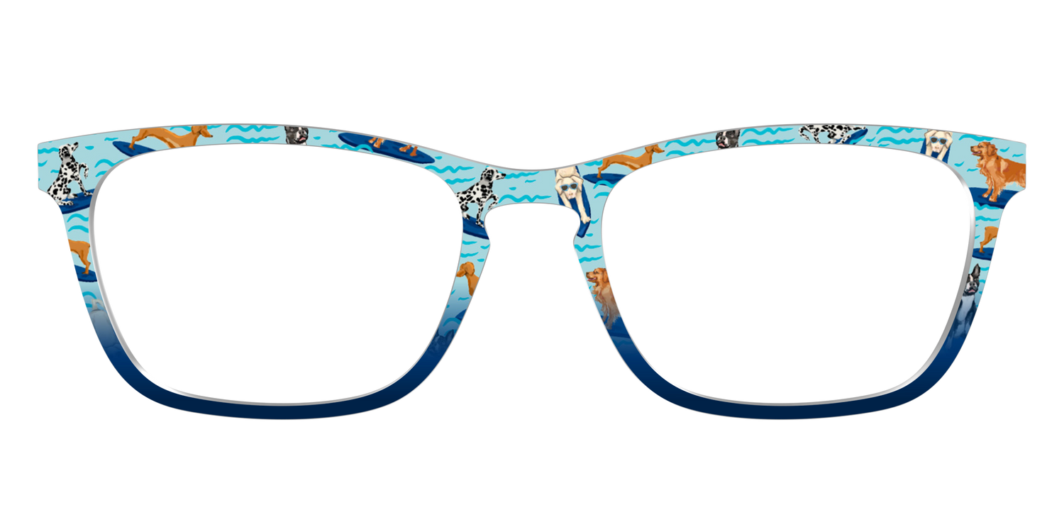The Surf's Up Pups - Front Top Image - Pair Eyewear