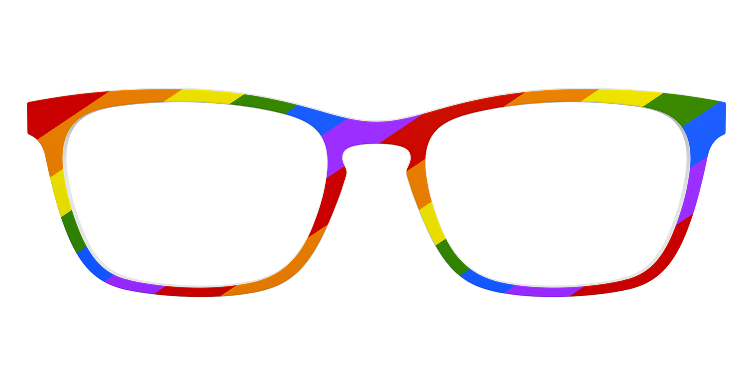 The Traditional Pride Flag - Front Top Image - Pair Eyewear