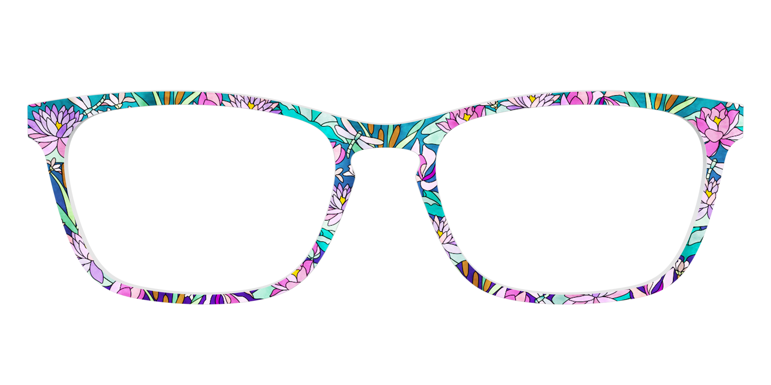 The Water Lily Stained Glass - Front Top Image - Pair Eyewear