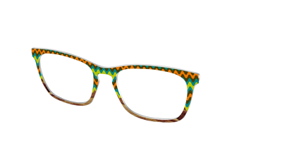 The Woodgrain Waves - Angle Top Thumbnail - Pair Eyewear