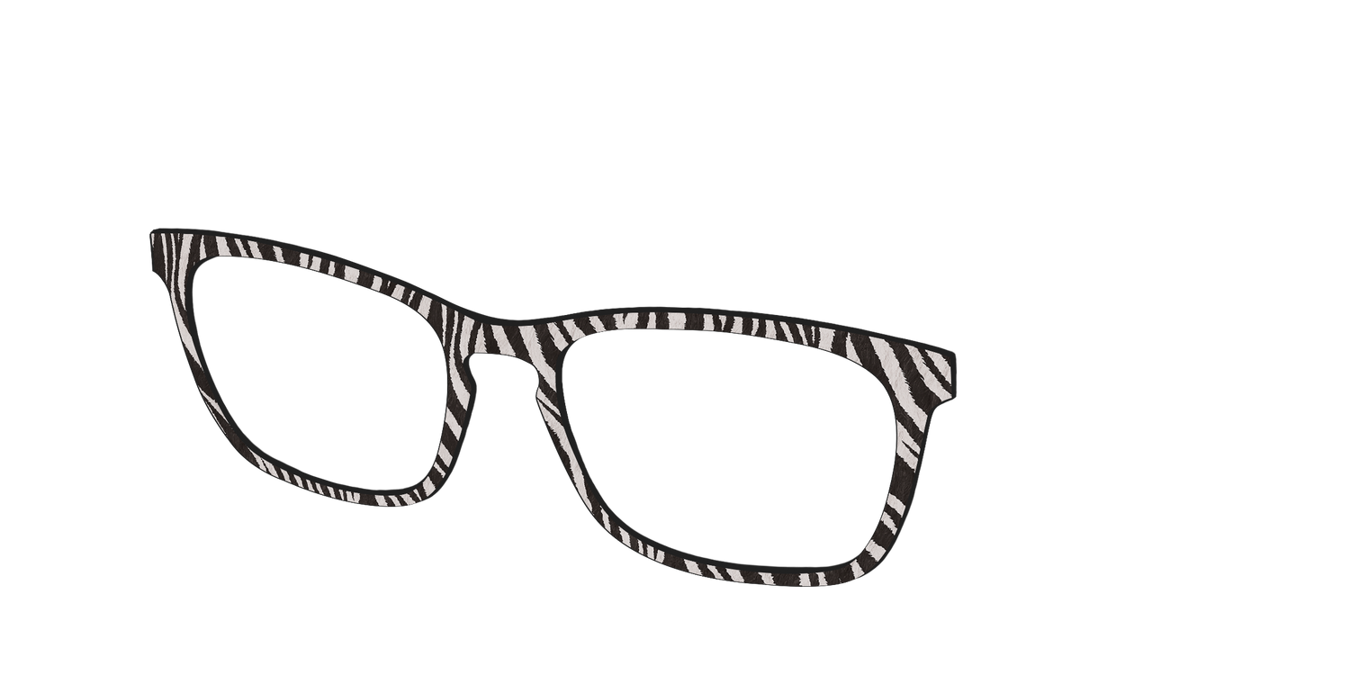 The Zebra Stripes - Angle Top Image - Pair Eyewear
