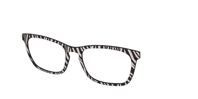 The Zebra Stripes - Angle Top Thumbnail - Pair Eyewear