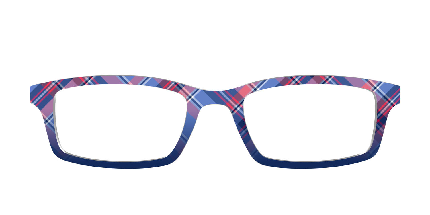 The Admiral Plaid - Front Top Image - Pair Eyewear