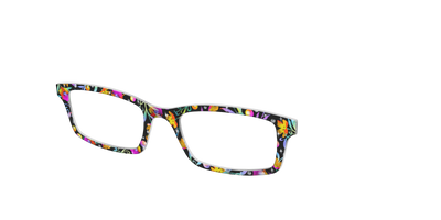 The Airbrushed Floral - Angle Top Thumbnail - Pair Eyewear