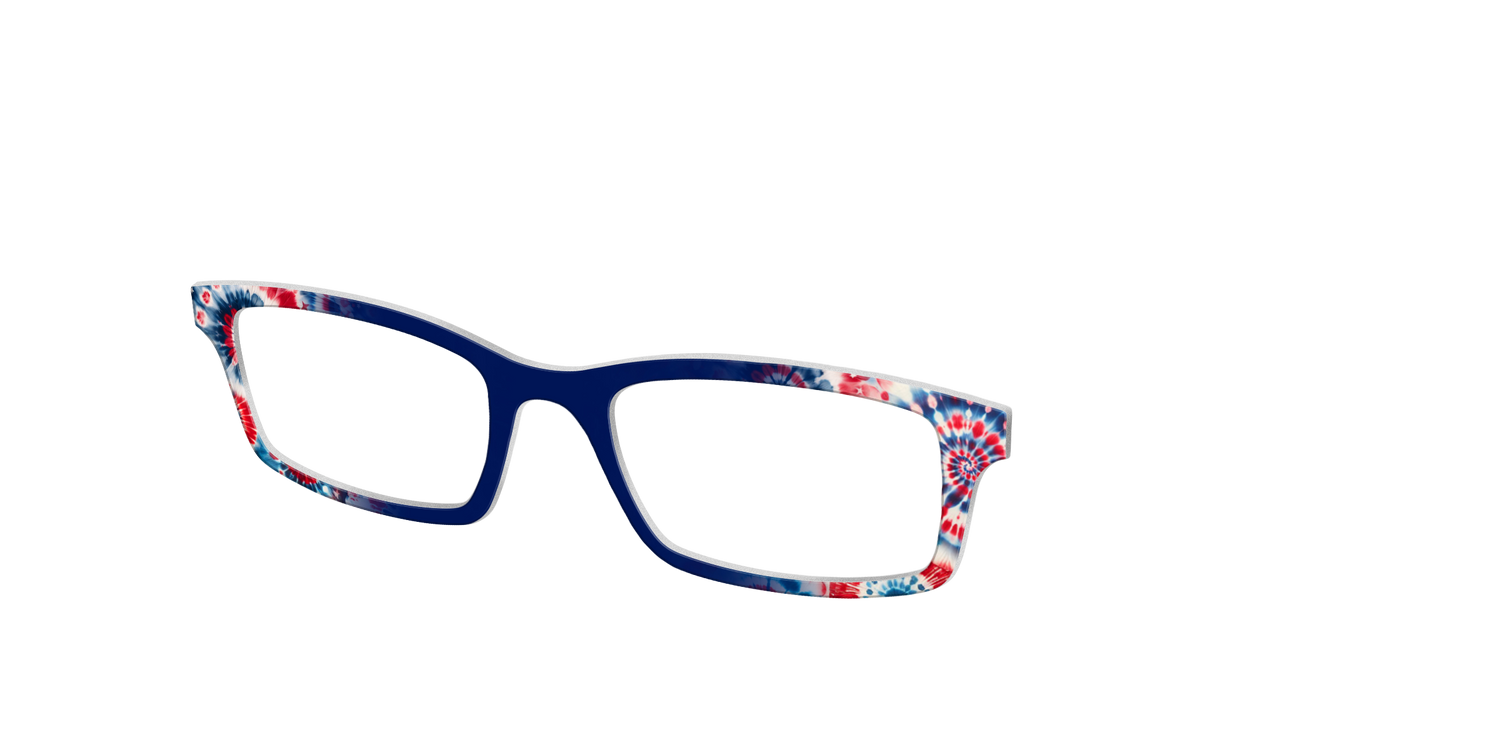 The Americana Tie-Dye - Angle Top Image - Pair Eyewear