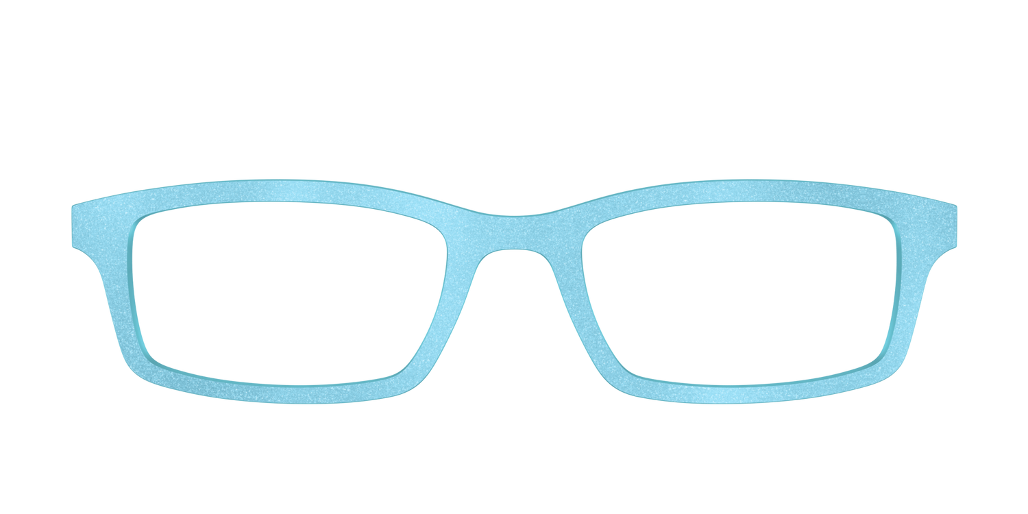 The Aqua Shimmer - Front Top Image - Pair Eyewear