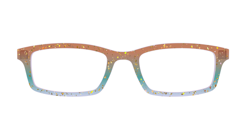 The Autumnal Gradient Crystal with Gold Flakes - Pair Eyewear