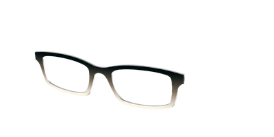 The Bark to Ivory Gradient - Angle Top Thumbnail - Pair Eyewear