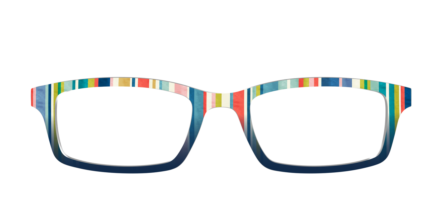 The Beach Bum Stripes - Front Top Image - Pair Eyewear