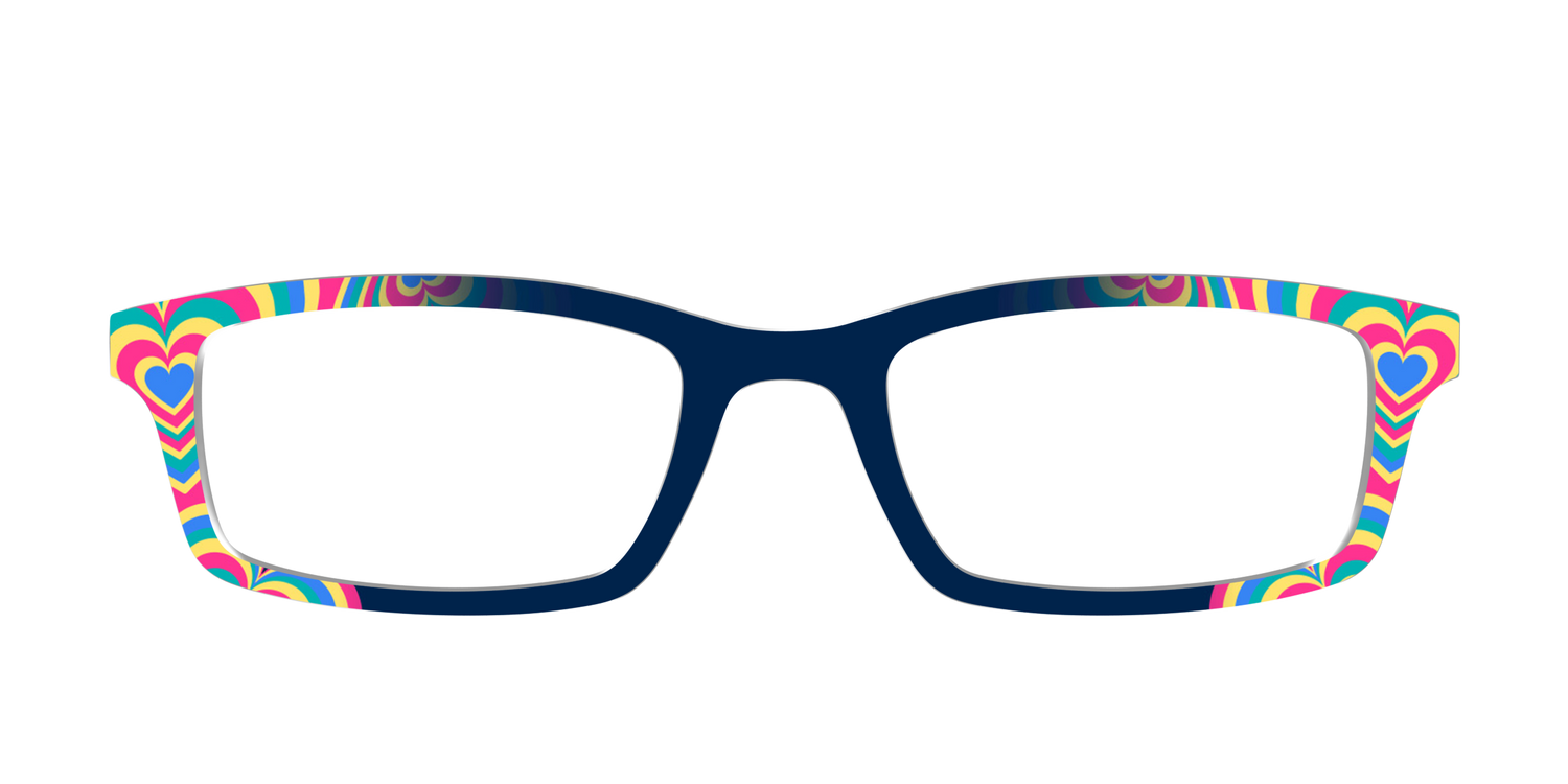 The Beaming Hearts - Front Top Image - Pair Eyewear