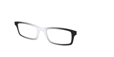 The Black & White Gradient - Angle Top Thumbnail - Pair Eyewear