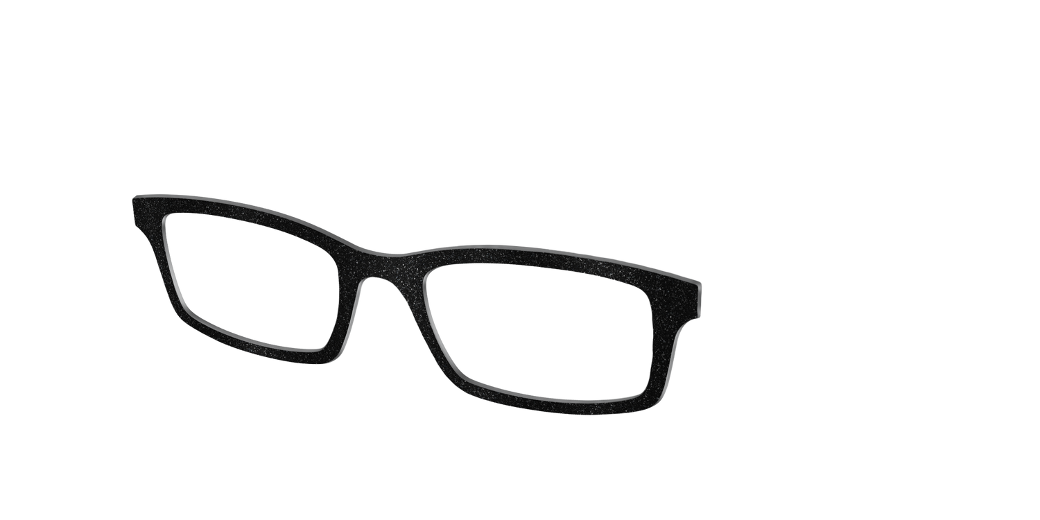 The Black Shimmer - Angle Top Image - Pair Eyewear