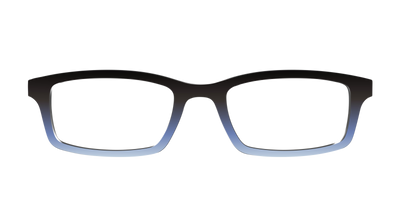 The Black to Icy Cyan Gradient - Front Top Thumbnail - Pair Eyewear