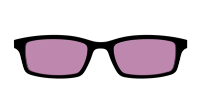 The Black with Pink Racquet Sport Lens - Front Top Thumbnail - Pair Eyewear