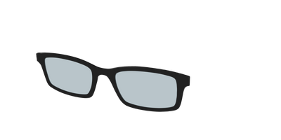 The Black With Slate Blue Lens - Angle Top Thumbnail - Pair Eyewear