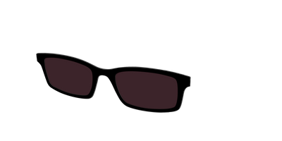 The Black with Water Lens - Angle Top Thumbnail - Pair Eyewear