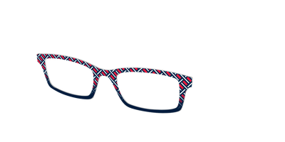 The Block Party Check - Angle Top Thumbnail - Pair Eyewear