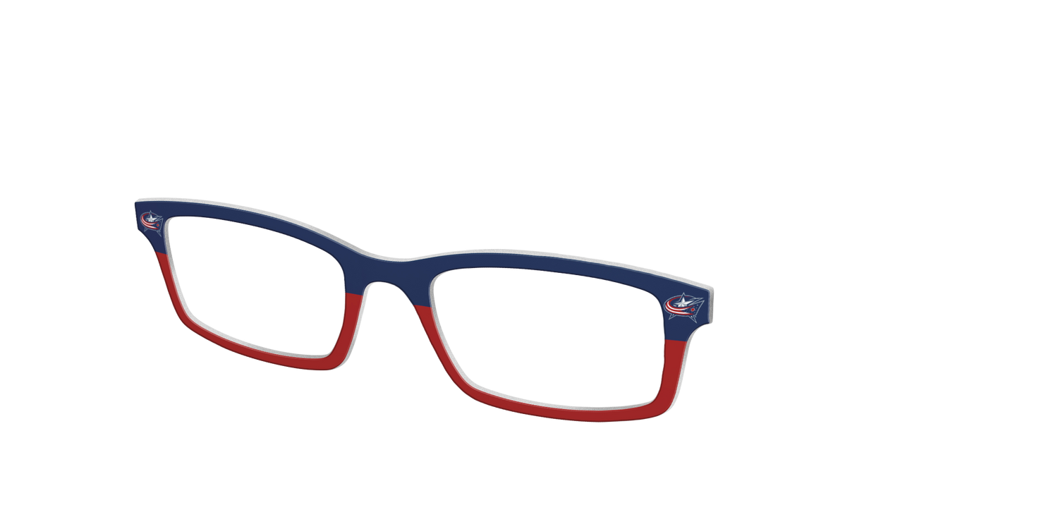 The Blue Jackets® Split - Angle Top Image - Pair Eyewear