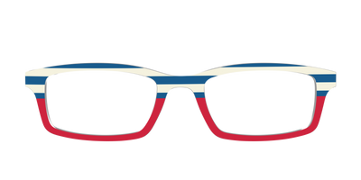The Bold Stripes Split - Front Top Thumbnail - Pair Eyewear