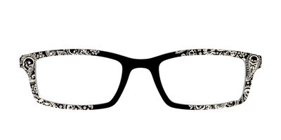 The Bone White Paisley - Front Top Thumbnail - Pair Eyewear