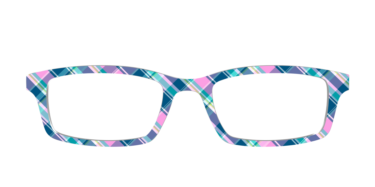The Breezy Plaid - Front Top Image - Pair Eyewear