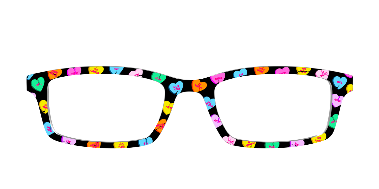 The Broken Candy Hearts - Front Top Image - Pair Eyewear