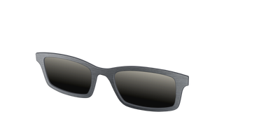 The Polarized Brushed Nickel Sun Top - Angle Top Thumbnail - Pair Eyewear
