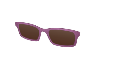 The Polarized Brushed Rose Sun Top - Angle Top Thumbnail - Pair Eyewear