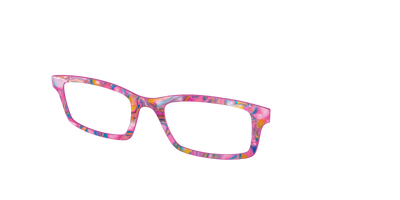 The Bubble Gum Pearl Marble - Angle Top Thumbnail - Pair Eyewear