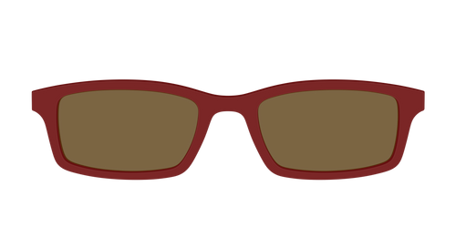 The Polarized Burgundy Sun Top - Pair Eyewear