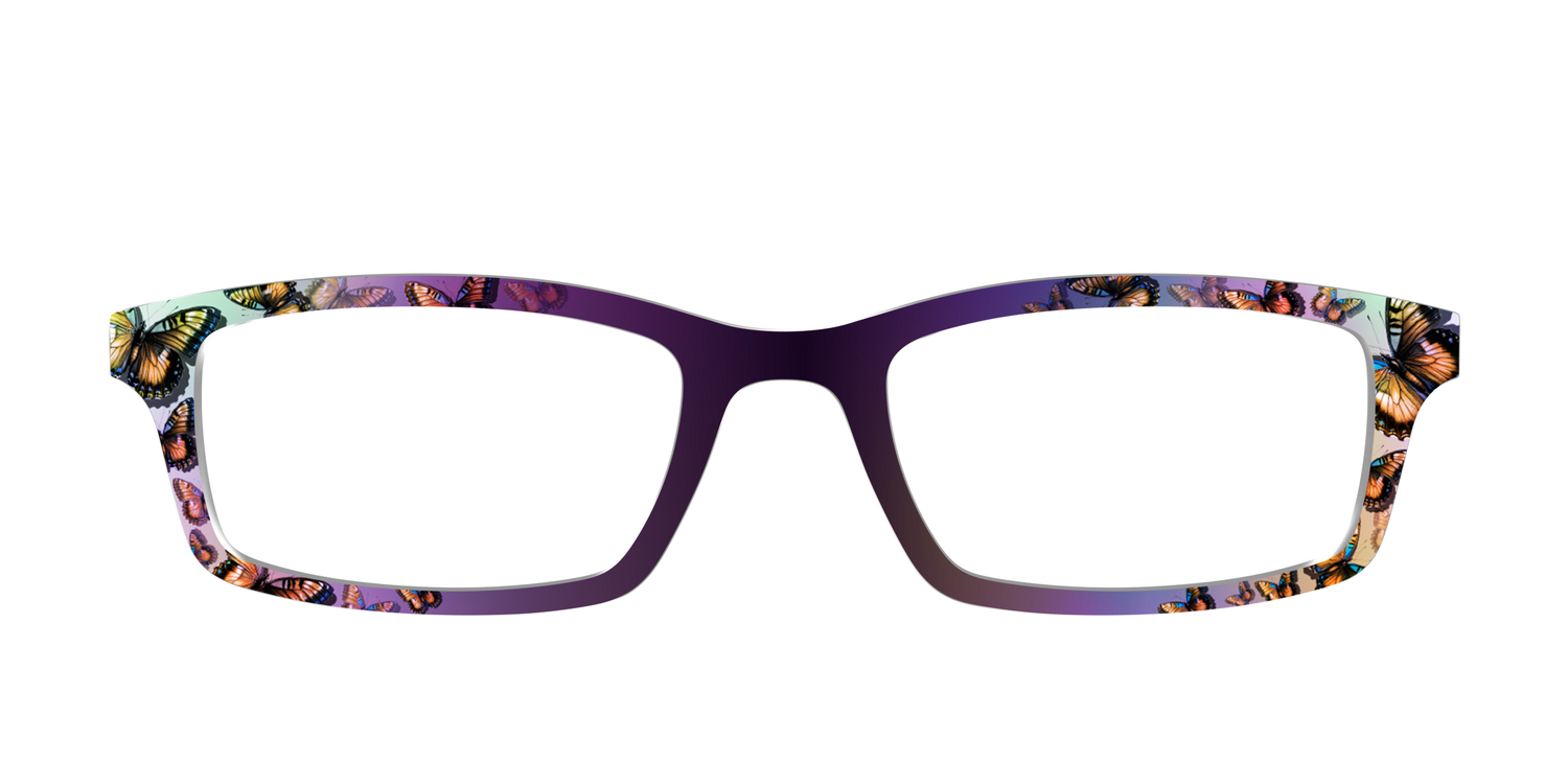 The Butterflies in Flight - Front Top Image - Pair Eyewear