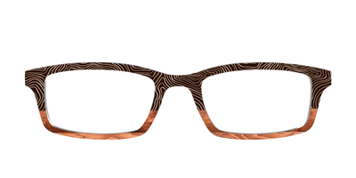 The Cabin Woodgrain Split - Front Top Thumbnail - Pair Eyewear