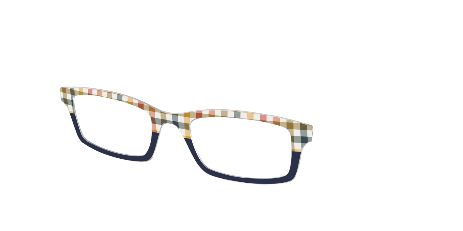 The Camp Check - Angle Top Image - Pair Eyewear