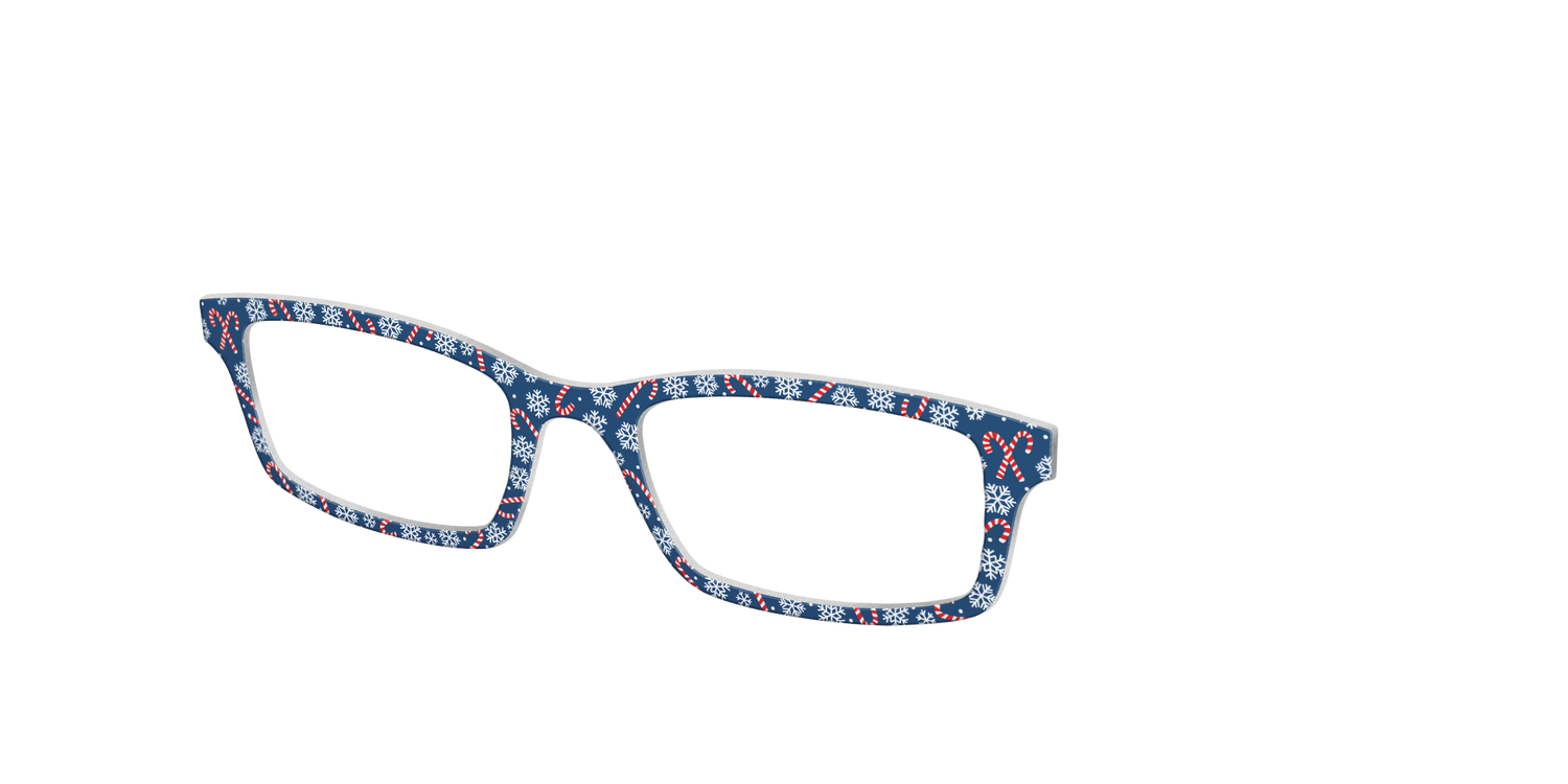 The Candy Cane - Angle Top Image - Pair Eyewear
