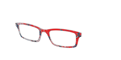 The Captain America Splatter - Angle Top Thumbnail - Pair Eyewear