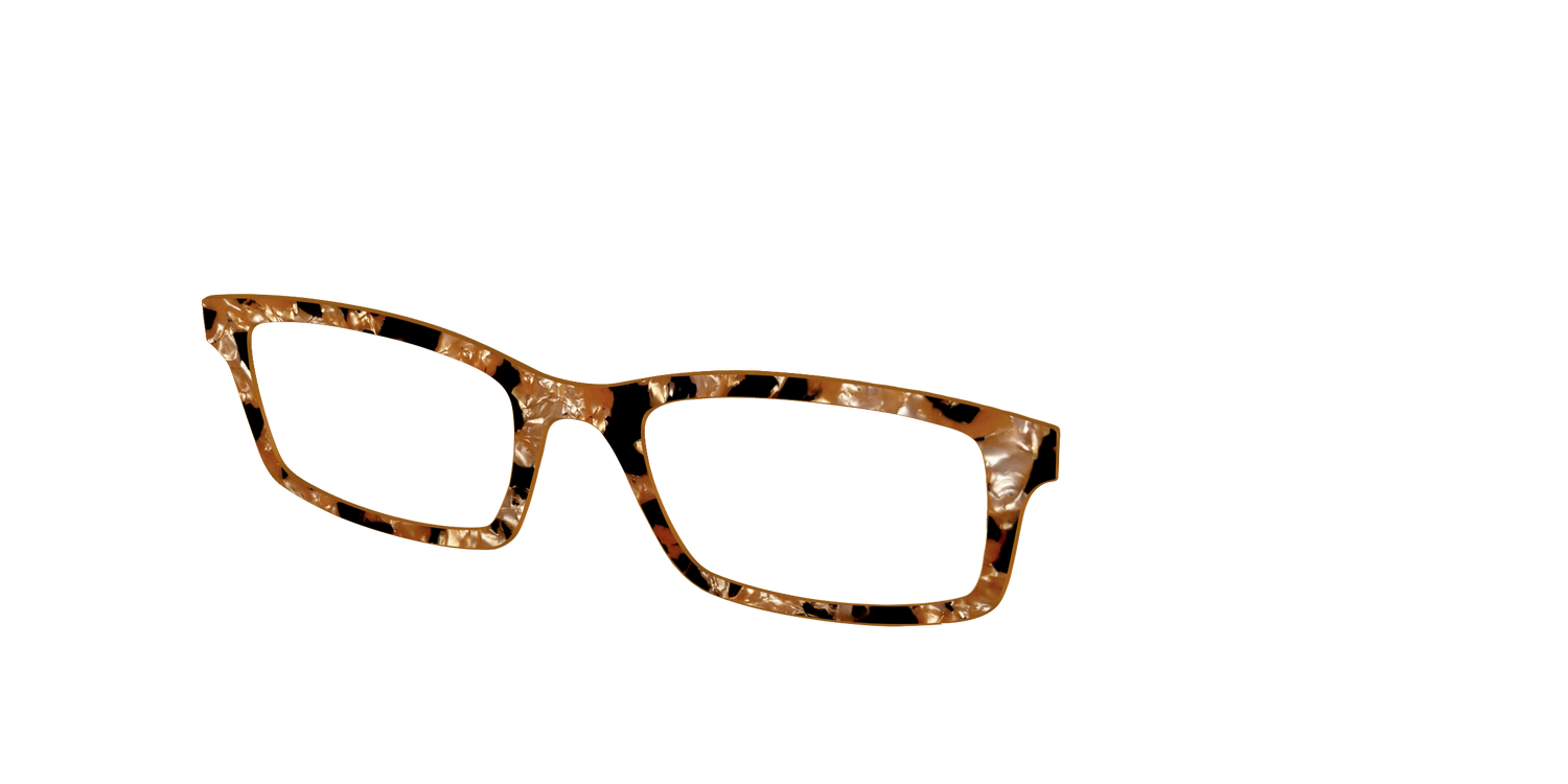 The Caramel Pearl Tortoise - Angle Top Image - Pair Eyewear