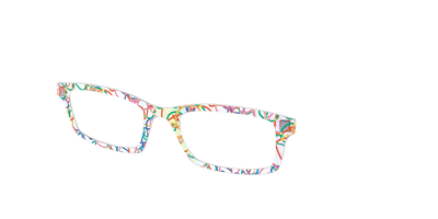 The Celebration Streamers Holographic Crystal - Angle Top Thumbnail - Pair Eyewear