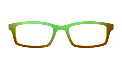 The Chartreuse Ombre - Front Top Thumbnail - Pair Eyewear