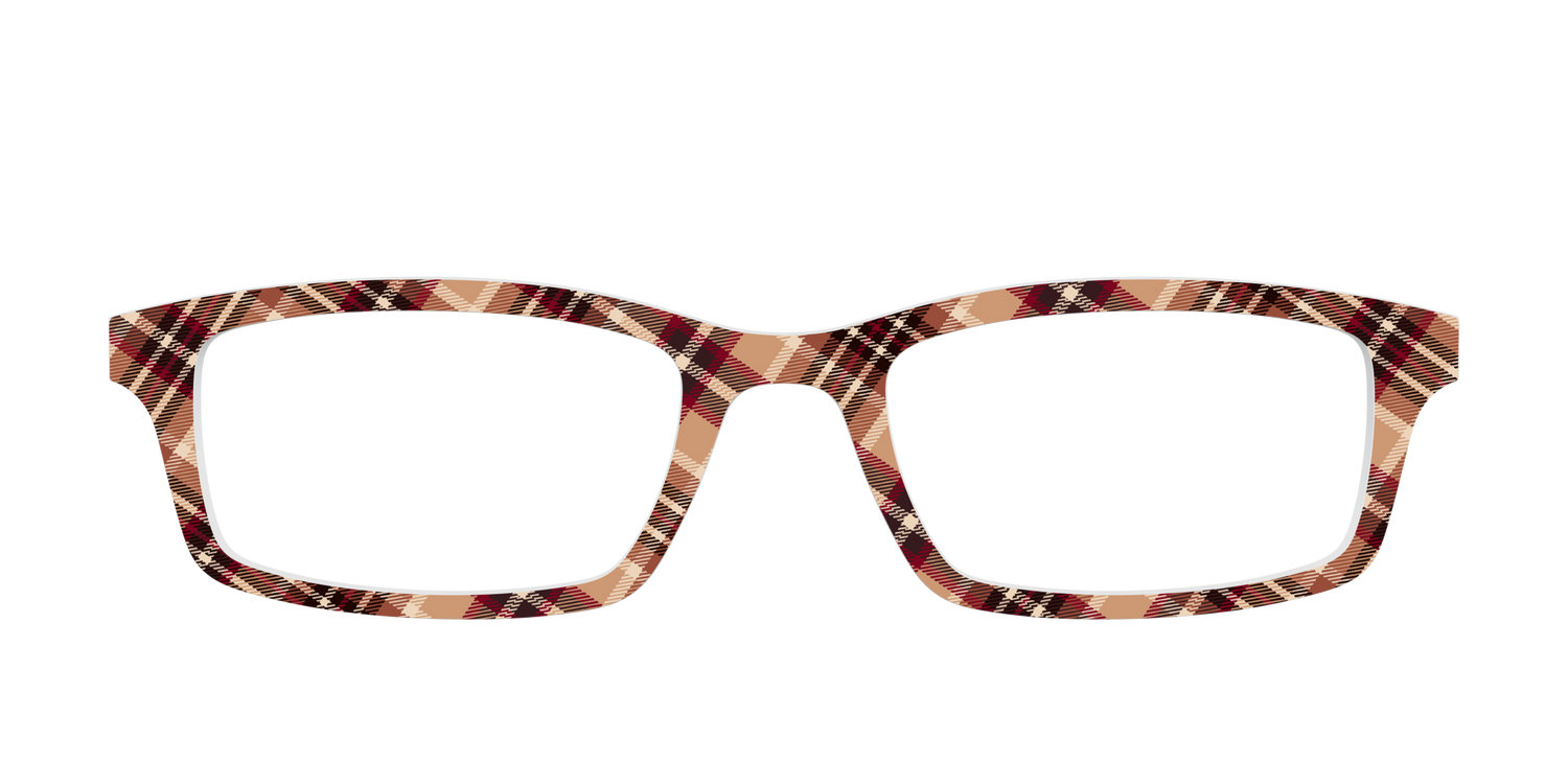 The Chestnut Flannel - Front Top Image - Pair Eyewear