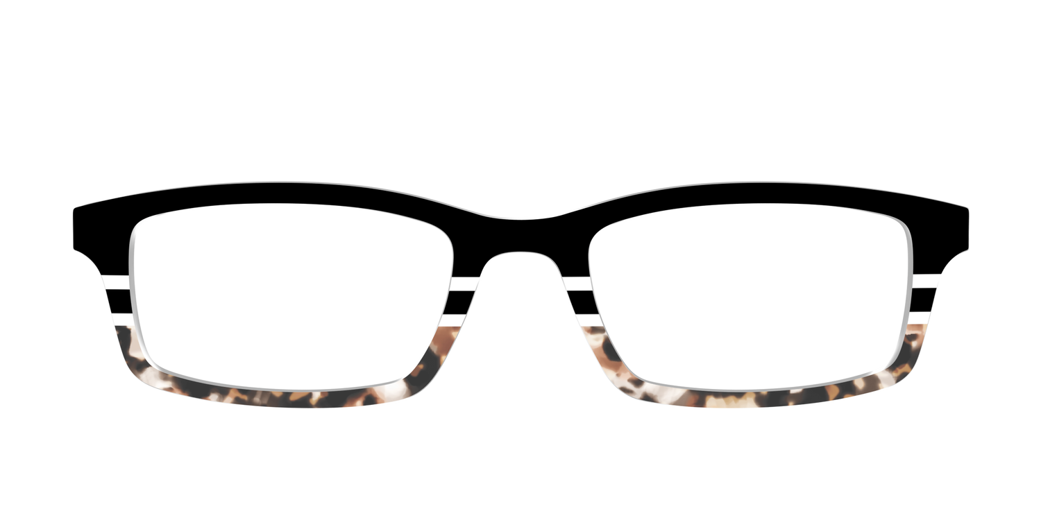 The Chic Tortoise Crystal Split - Front Top Image - Pair Eyewear