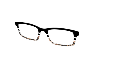 The Chic Tortoise Crystal Split - Angle Top Thumbnail - Pair Eyewear