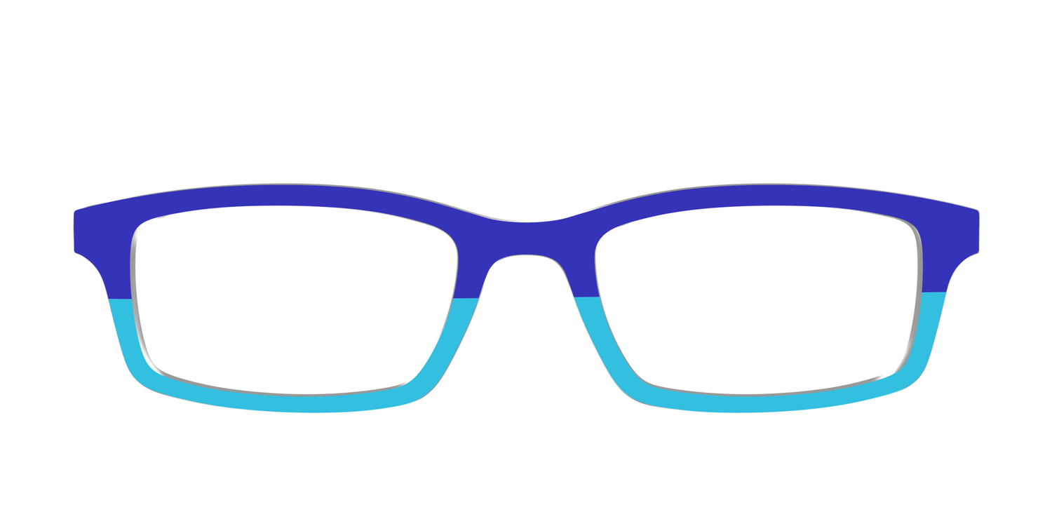 The Cobalt & Capri Split - Front Top Image - Pair Eyewear
