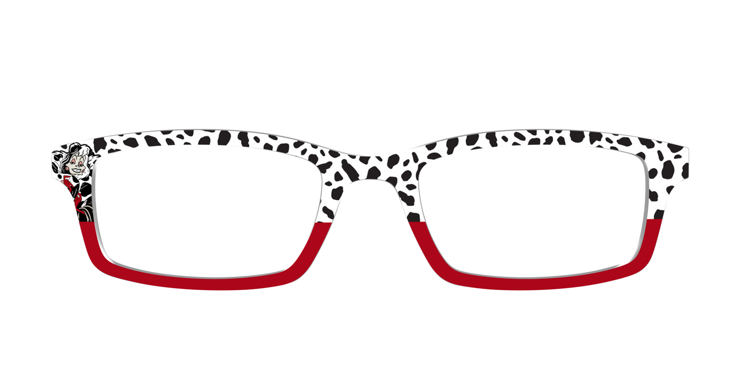 Cruella's Wicked Glamour Split - Front Top Image - Pair Eyewear