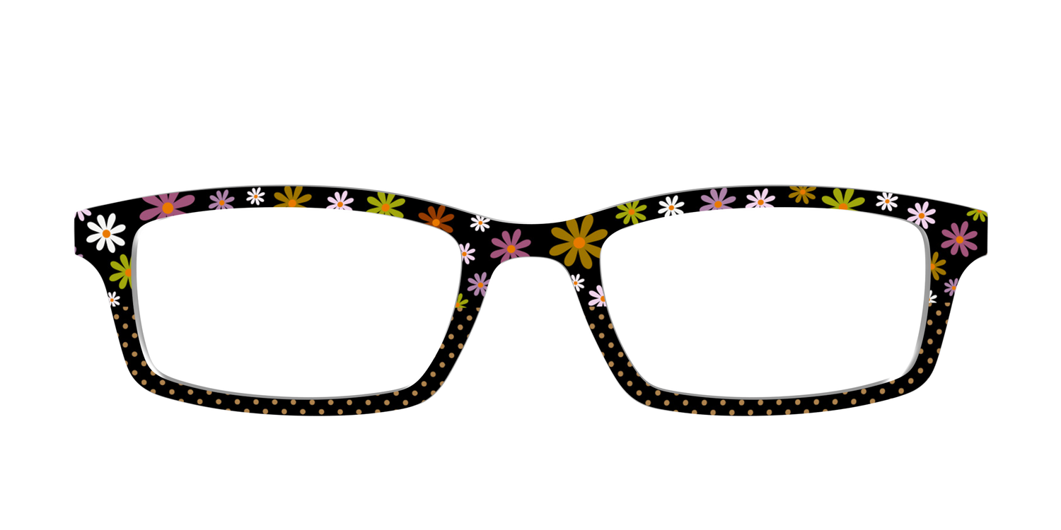 The Daisy Dot Split - Front Top Image - Pair Eyewear