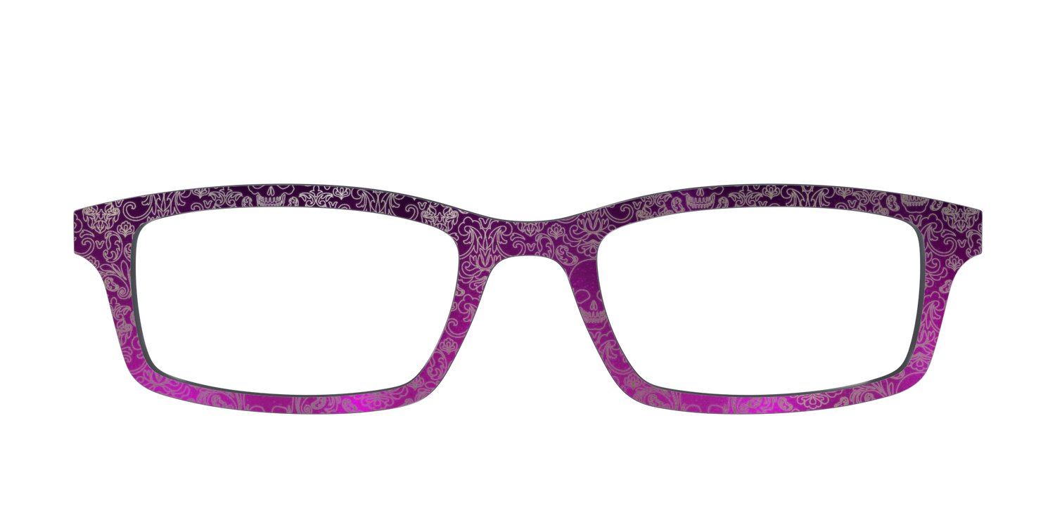 The Dark Romance Foil Damask - Front Top Image - Pair Eyewear