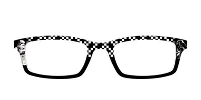 Dark Side Checker Split - Front Top Thumbnail - Pair Eyewear