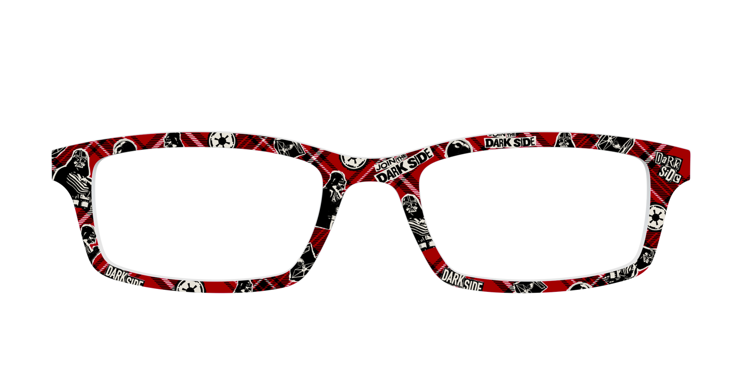 Dark Side Plaid - Front Top Image - Pair Eyewear
