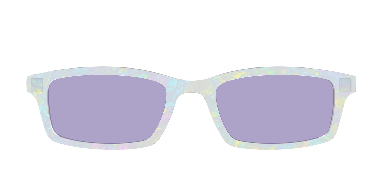 The Dazzling Opal with Celestial Purple Lens - Front Top Image - Pair Eyewear